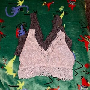 2 Lace Bralettes